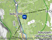 Karte: Ciasa Oies