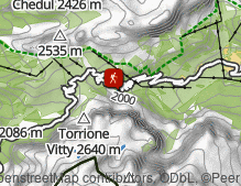 Karte: Pisciadù Klettersteig - Via ferrata