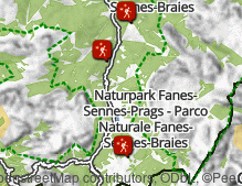 Karte: Schneeschuhwandern und Winterwandern