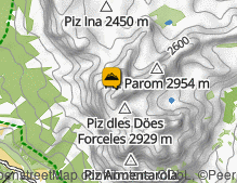 Karte: Lavarela-Spitze / Piz Lavarela