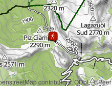 Karte: Auf den Hexenstein - Sas de Stria